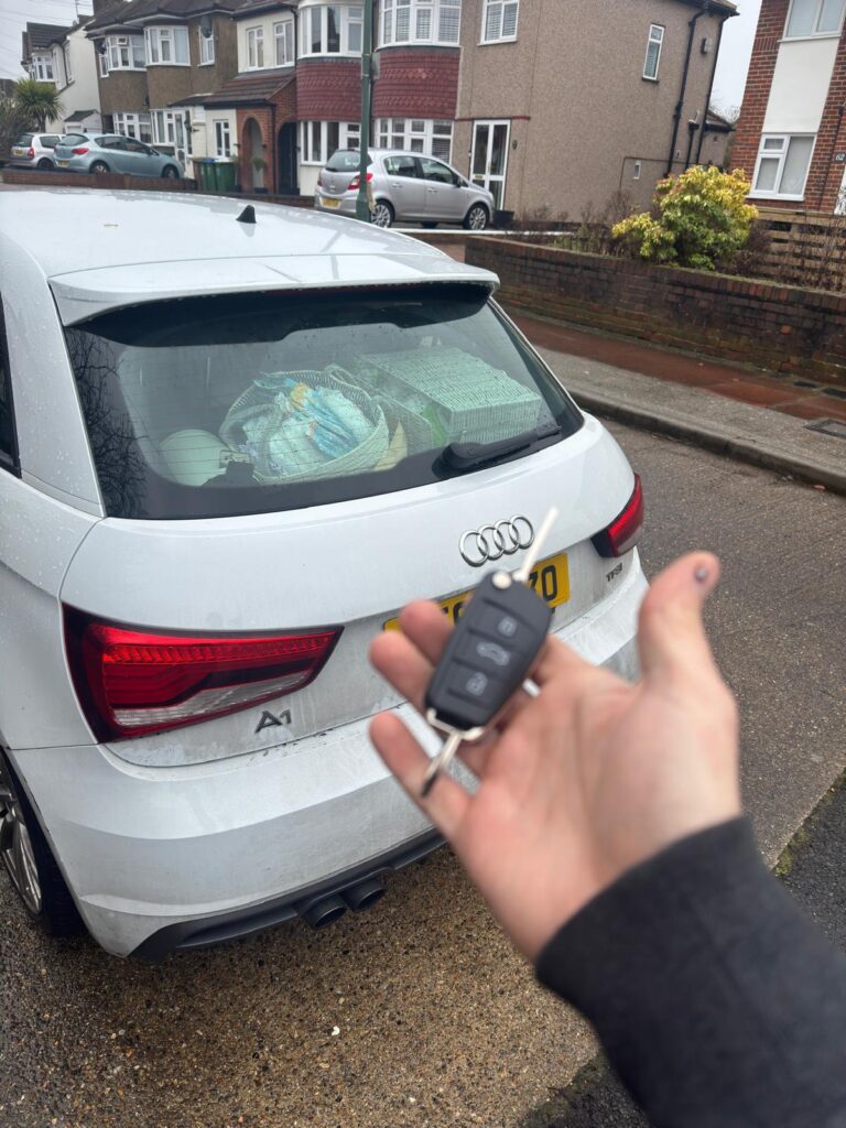 All keys lost — new key programmed Audi A1