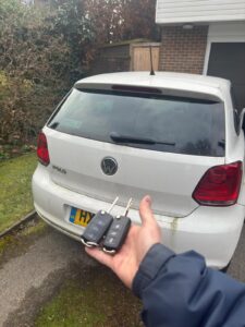 VW Volkswagen car key replacement